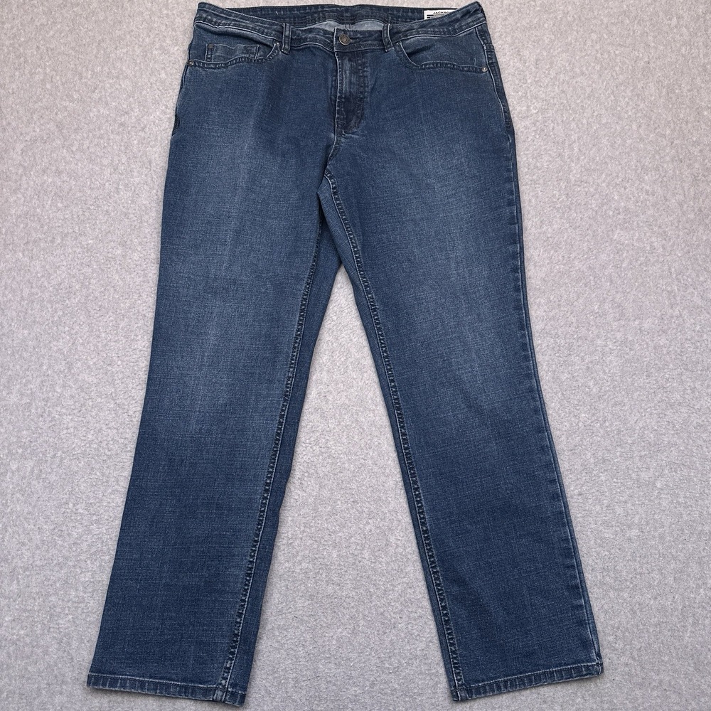 Buffalo David‎ Bitton Jeans Men's 36x30 Blue Jackson Straight Stretch Denim EUC